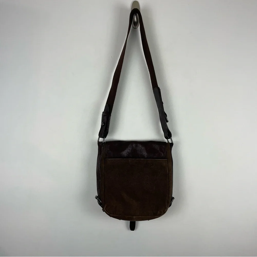 Vintage Hugo Boss Messenger Bag Genuine Leather RARE